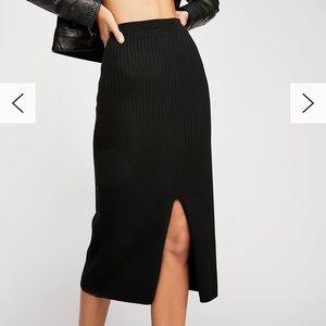 Free People skyline midi skirt